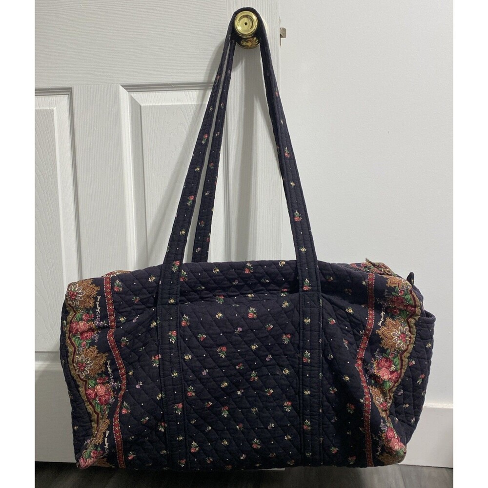 Vera Bradley Duffle Bag XL X Large Petit Point Retired Duffel Travel Overnight